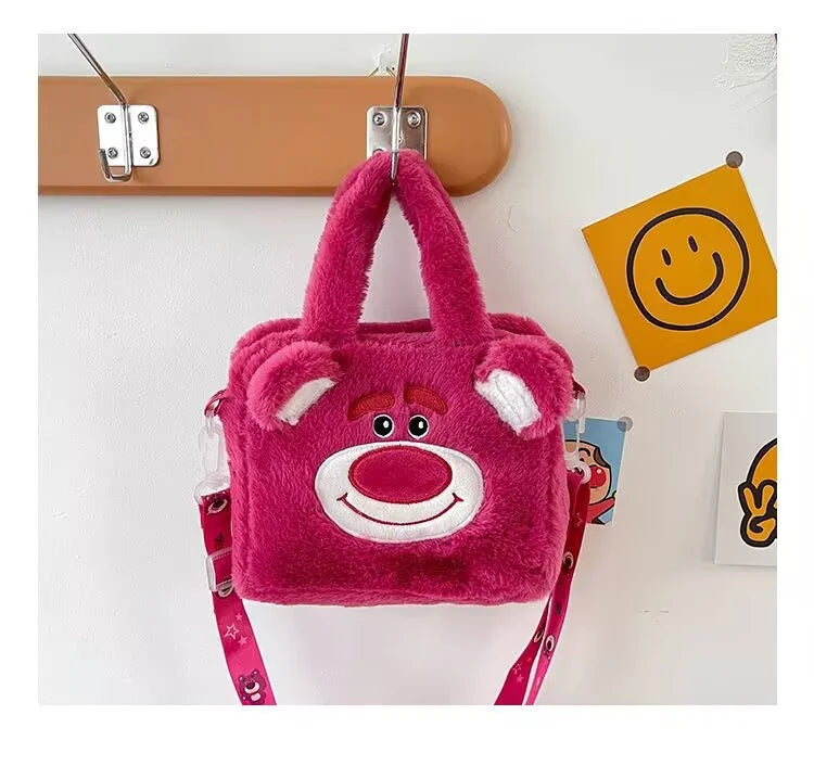 Luxury Pink Plush Makeup Bag