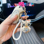Owl Shaped Keychain For Purse & Backpack