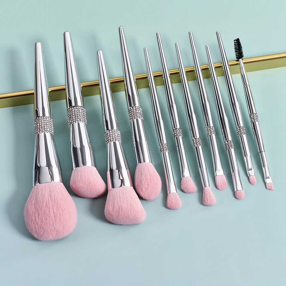 Diamond Makeup Brushes Set [11pcs]