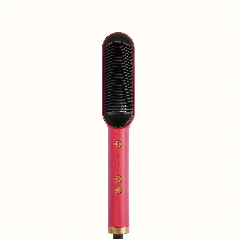 Electric Straight Hair Curling Styling Brush