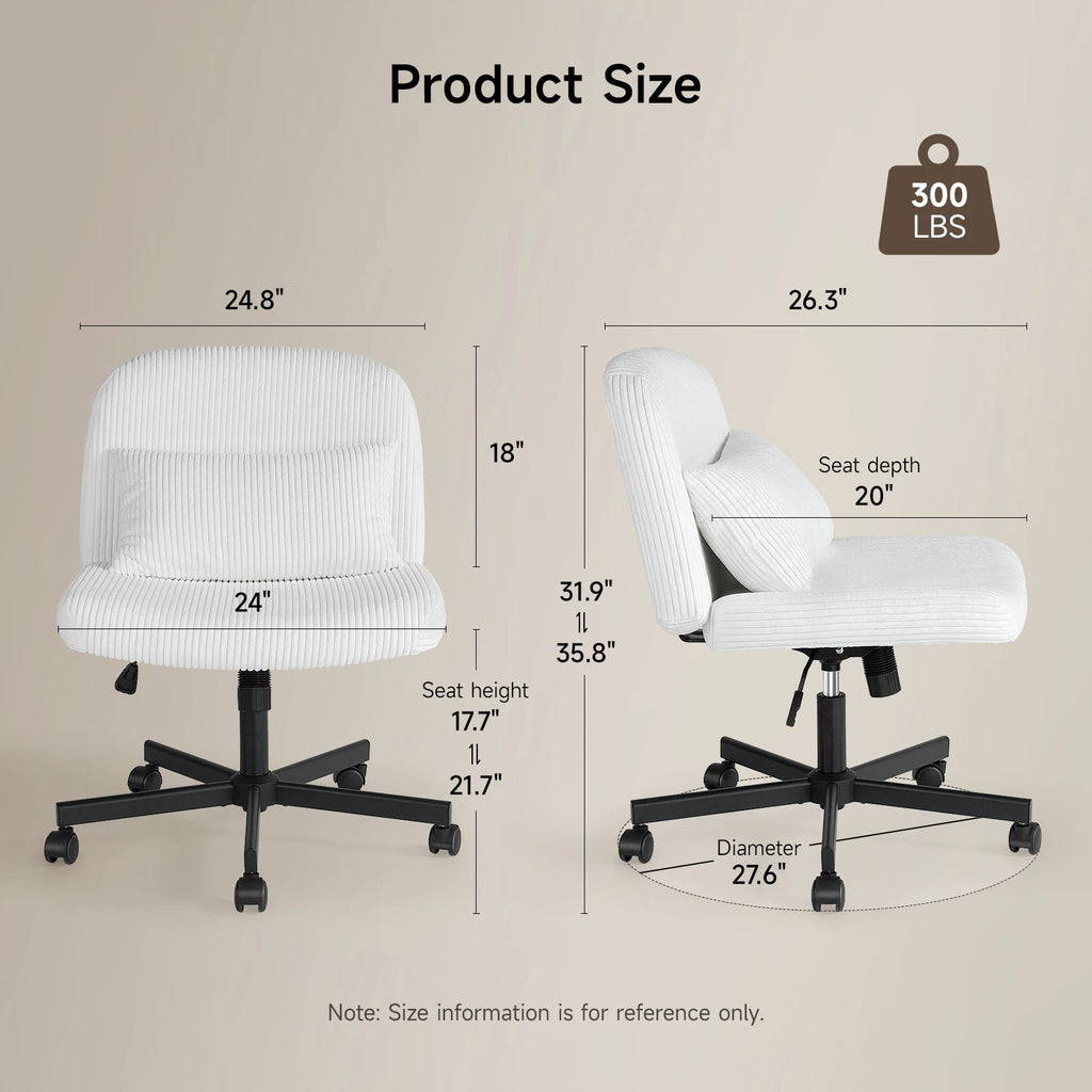 Vanity Desk Cross Leg Chair