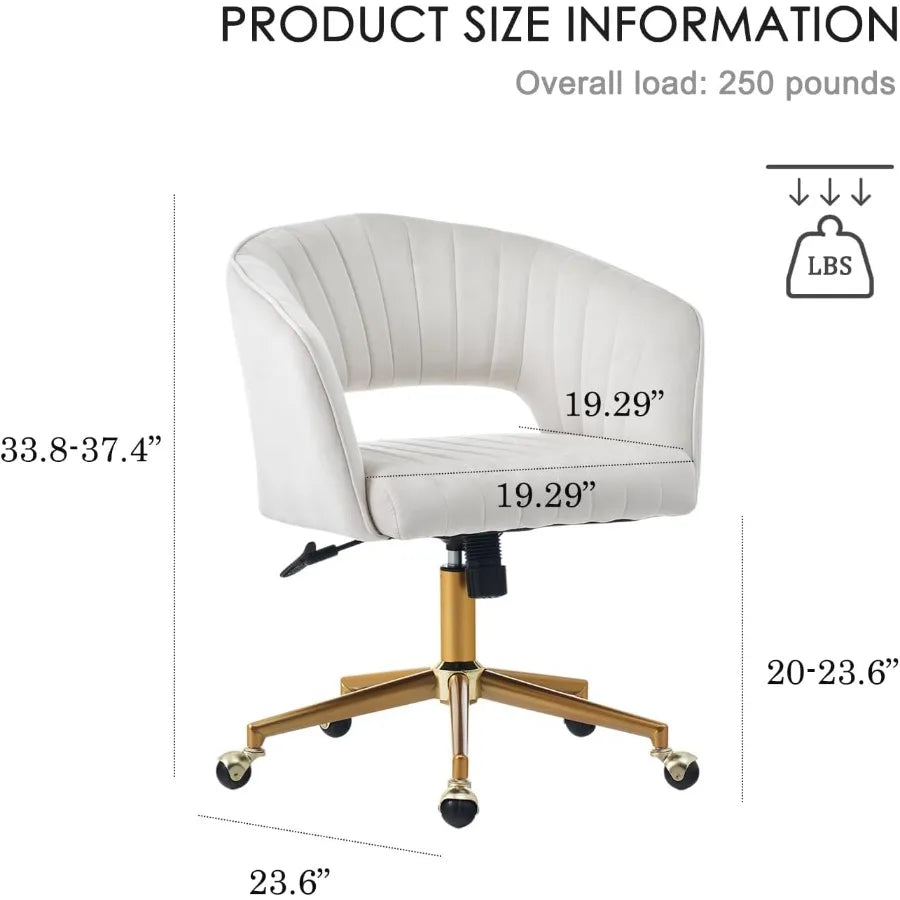 360° Rotating Vanity Desk Swivel Chair