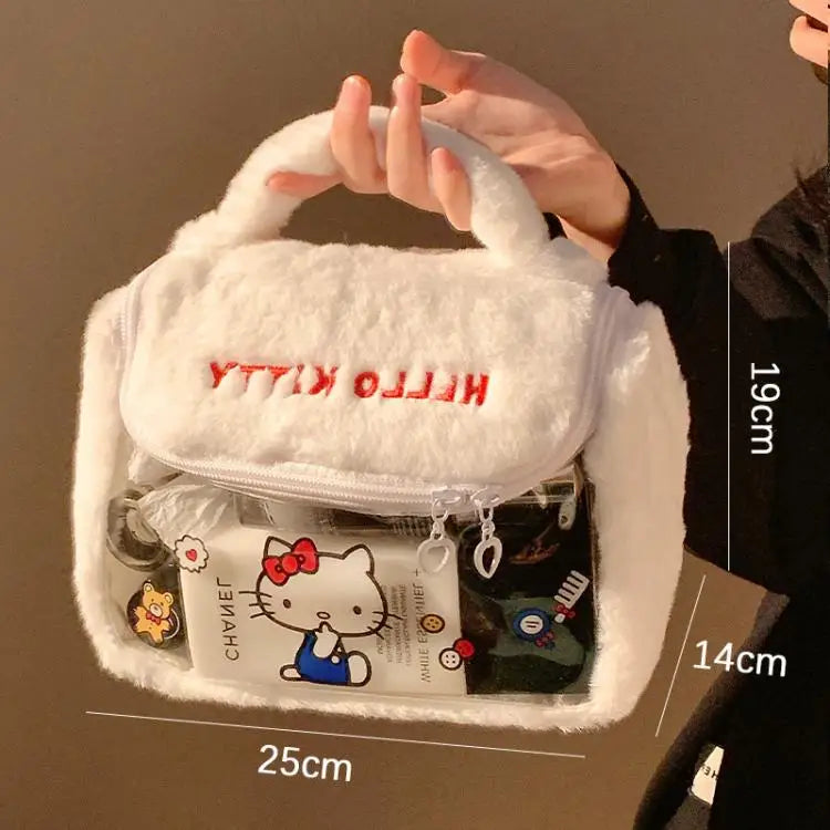 Hello Kitty Plush Makeup Bag