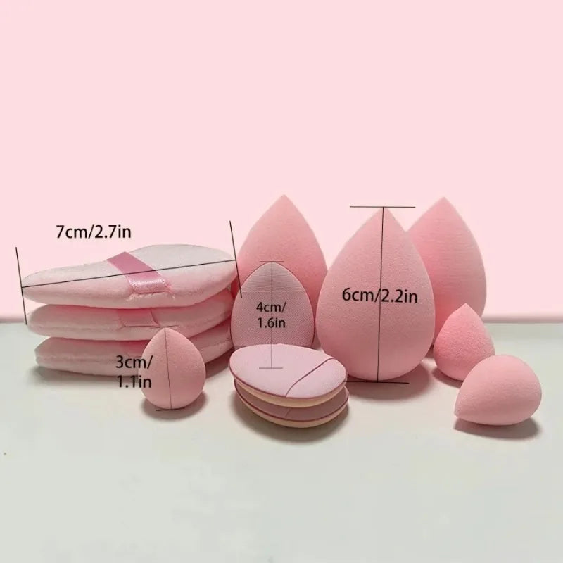 Velvet Triangle Powder Puff [12Pcs]