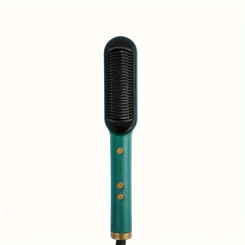 Electric Straight Hair Curling Styling Brush