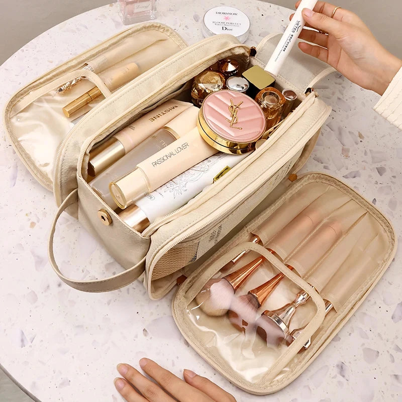 Large Capacity Multi Pocket Waterproof Makeup & Cosmetic Pouch