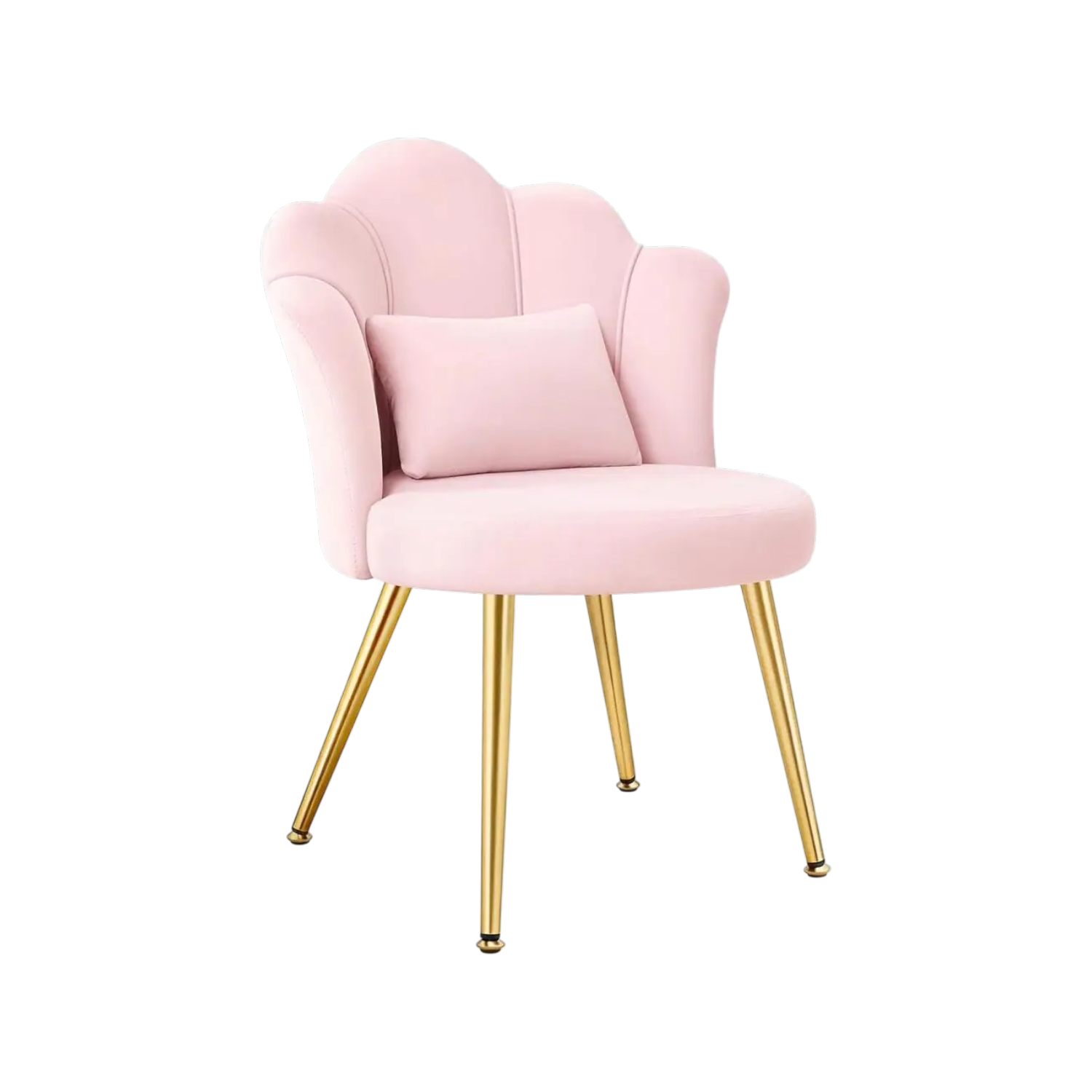 Petal Vanity Chair with Backrest