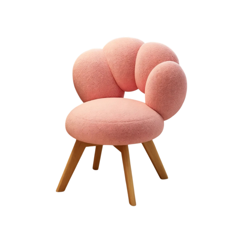 Designer Armless Vanity Chair