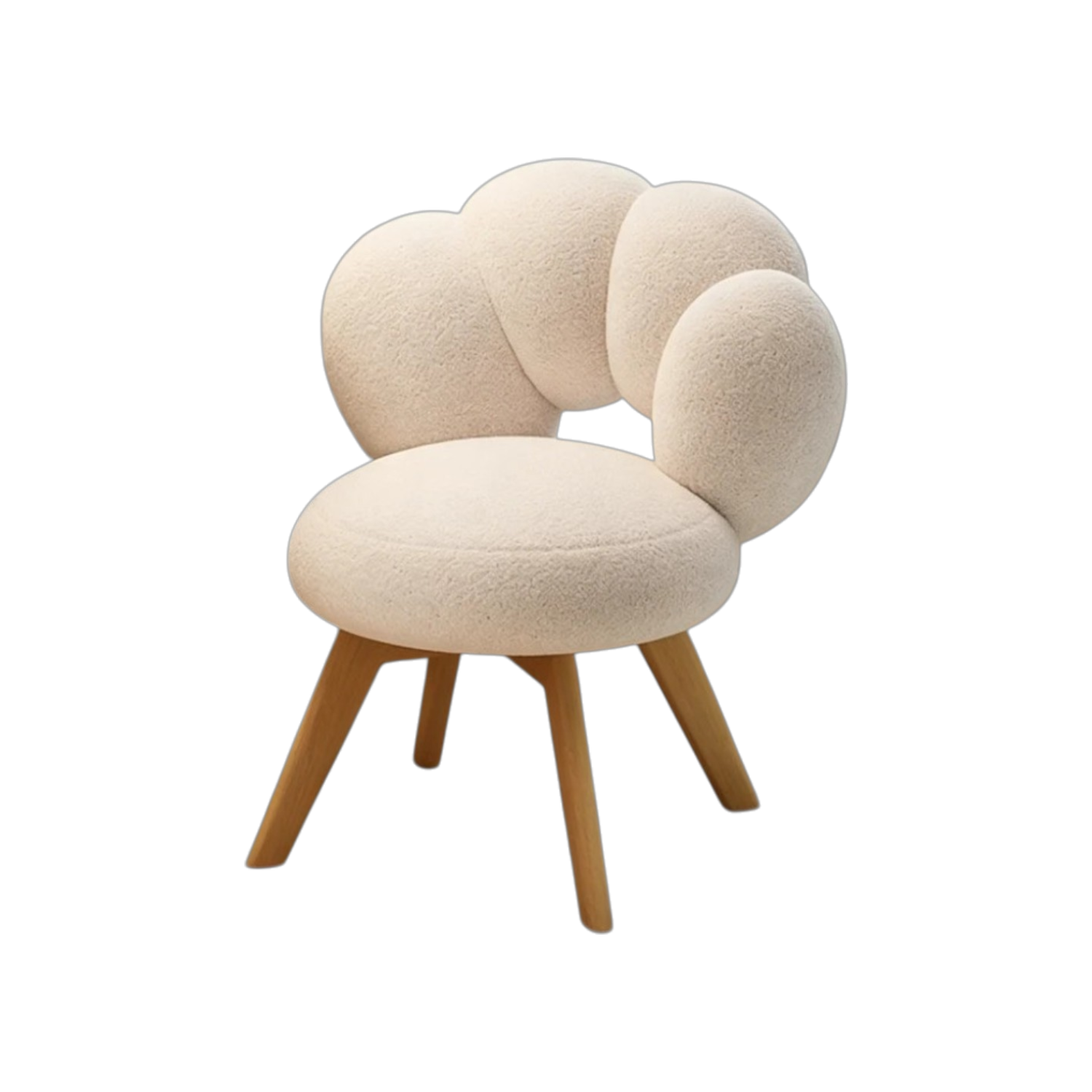 Designer Armless Vanity Chair