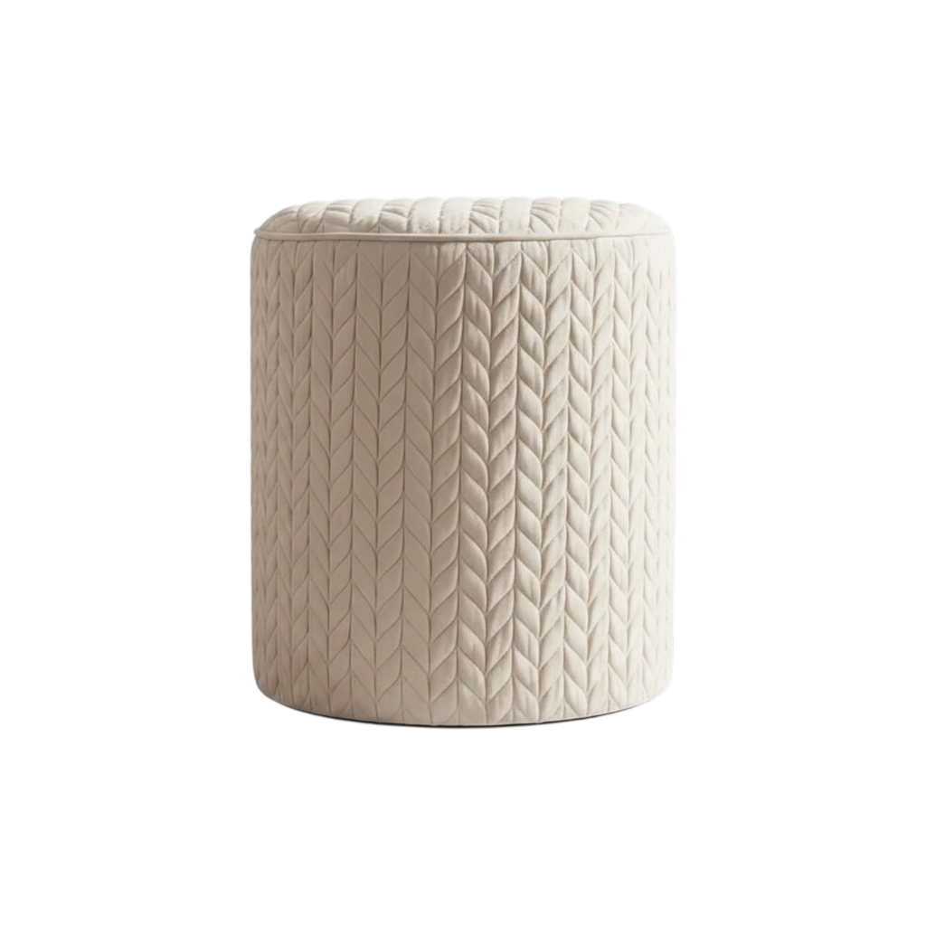 Ottoman Round Vanity Stool