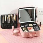 Travel Makeup Bag with Vanity Mirror [Small]