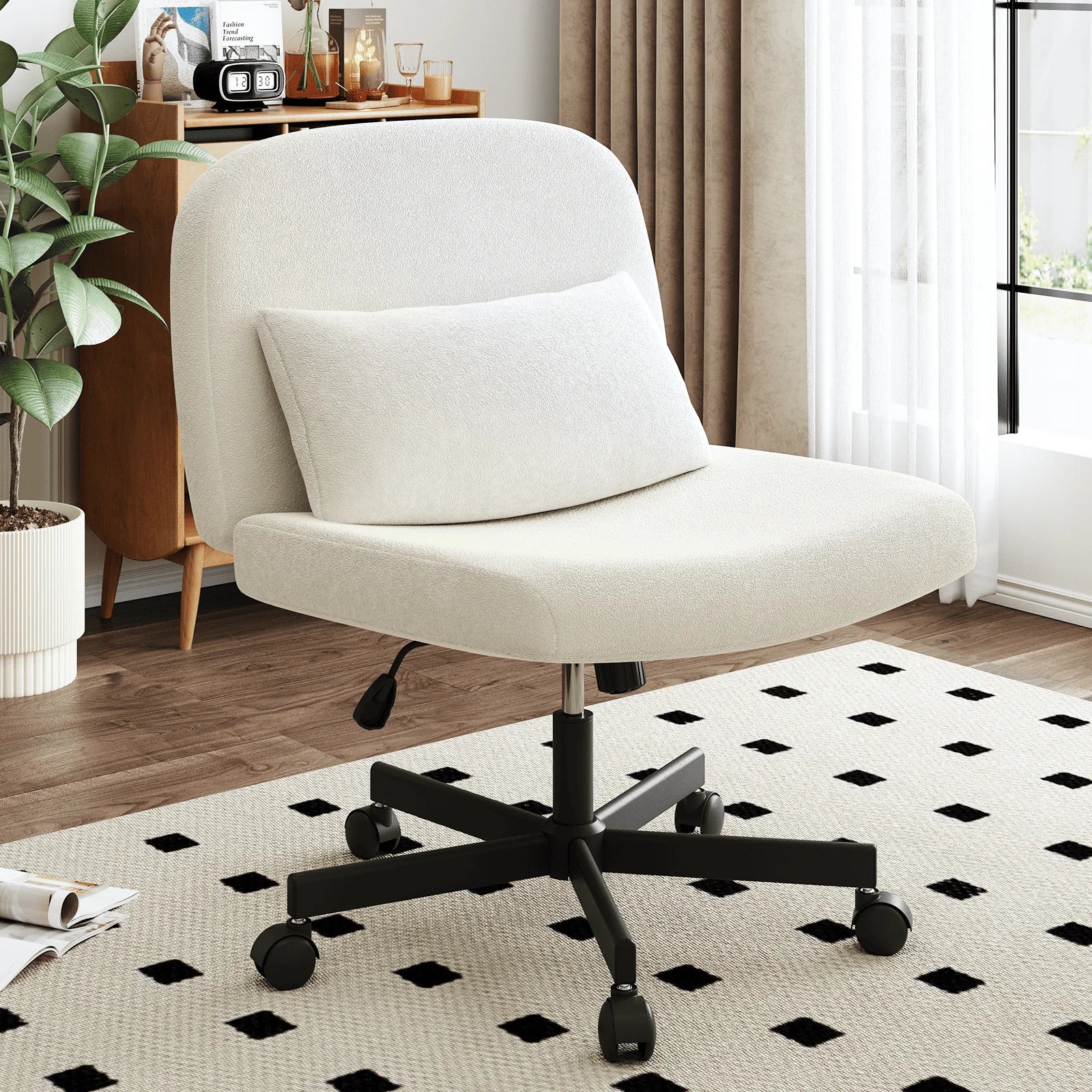 Vanity Desk Cross Leg Chair