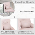 Armless Desk Vanity Chair