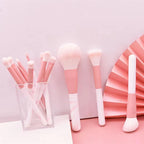 Synthetic Fiber Bristle Makeup Brushes Set