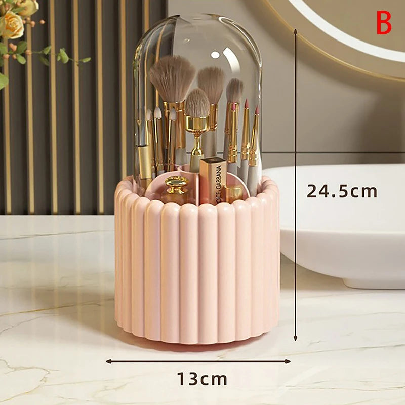 Luxury 360° Rotating Makeup Brushes, Pencils and Lipsticks Organizer