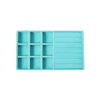 Luxury Velvet Drawer Organizer Tray [Light Blue]