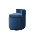 360° Swivel Dressing Table Stool - Blue