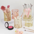 Metal Makeup brushes, Pencils, & Lipsticks storage Box