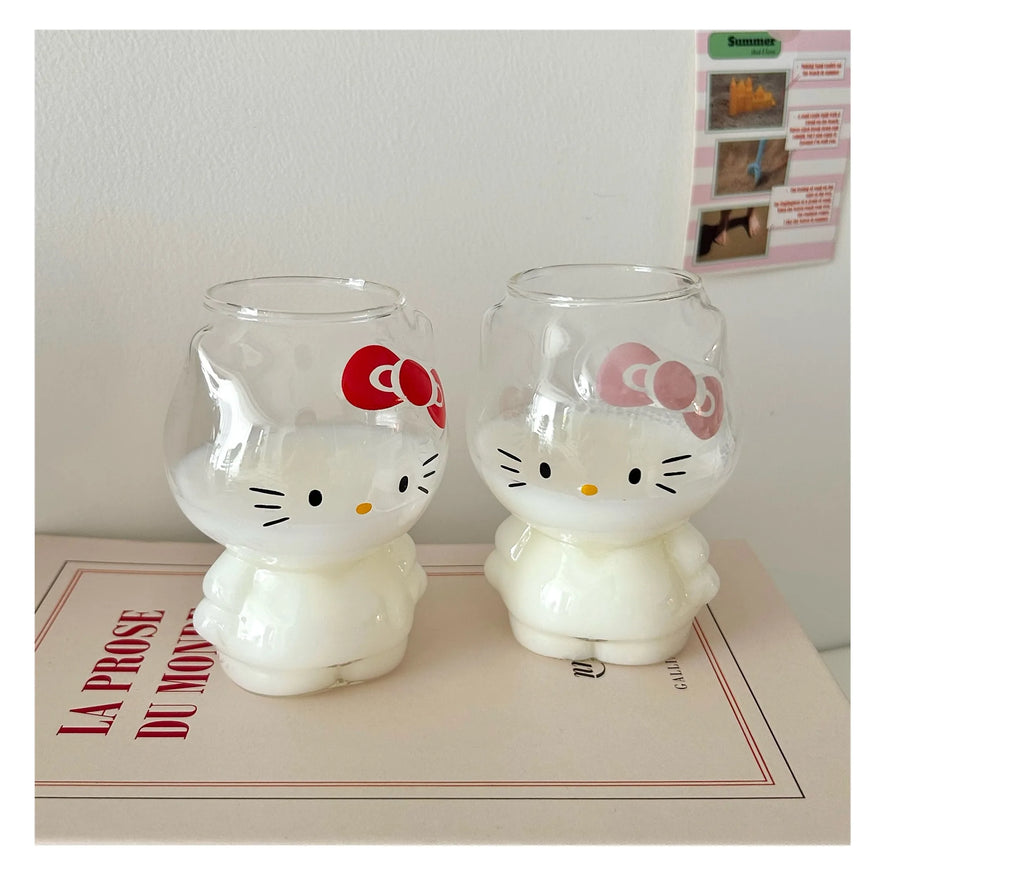 Hello Kitty Glass Cup