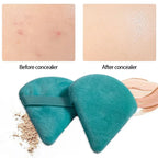 Velvet Triangle Shaped Cosmetic Puff [2pcs ]