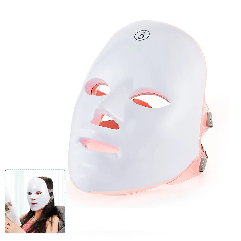 Wireless LED Light Therapy Face Mask with 7 Colors
