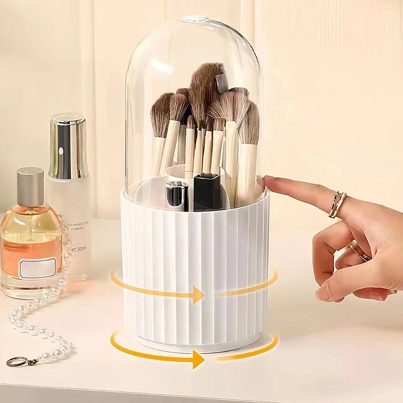Luxury 360° Rotating Makeup Brushes, Pencils and Lipsticks Organizer