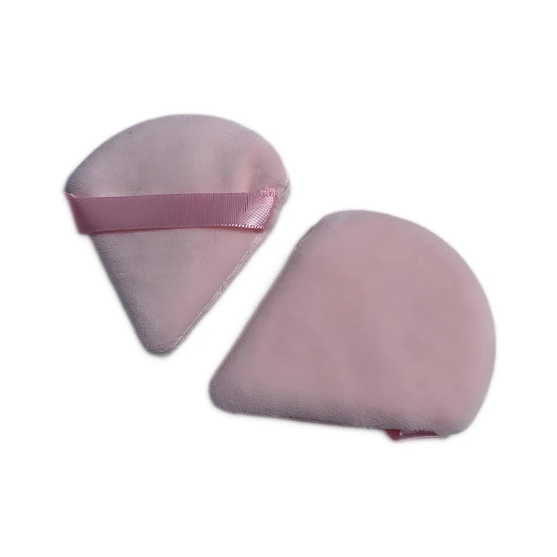 Velvet Triangle Shaped Cosmetic Puff [2pcs ]