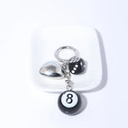 Billiard Ball Shape Bag Keychain