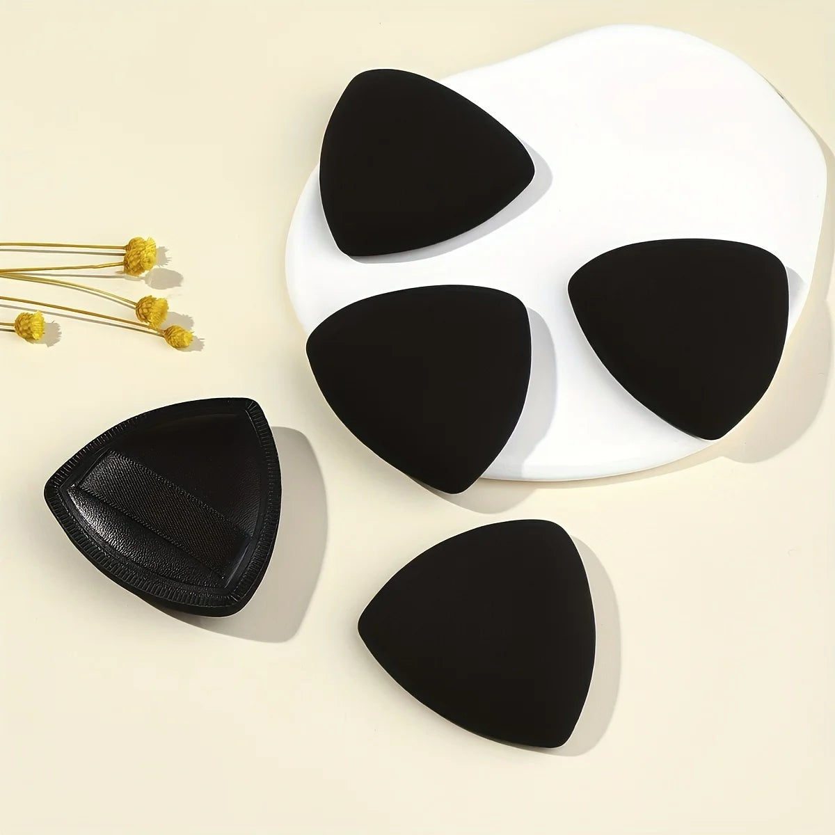 Triangle Shaped Makeup Powder Puff [5pcs]