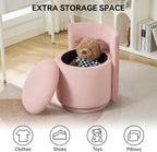 360° Swivel Dressing Table Stool - Pink