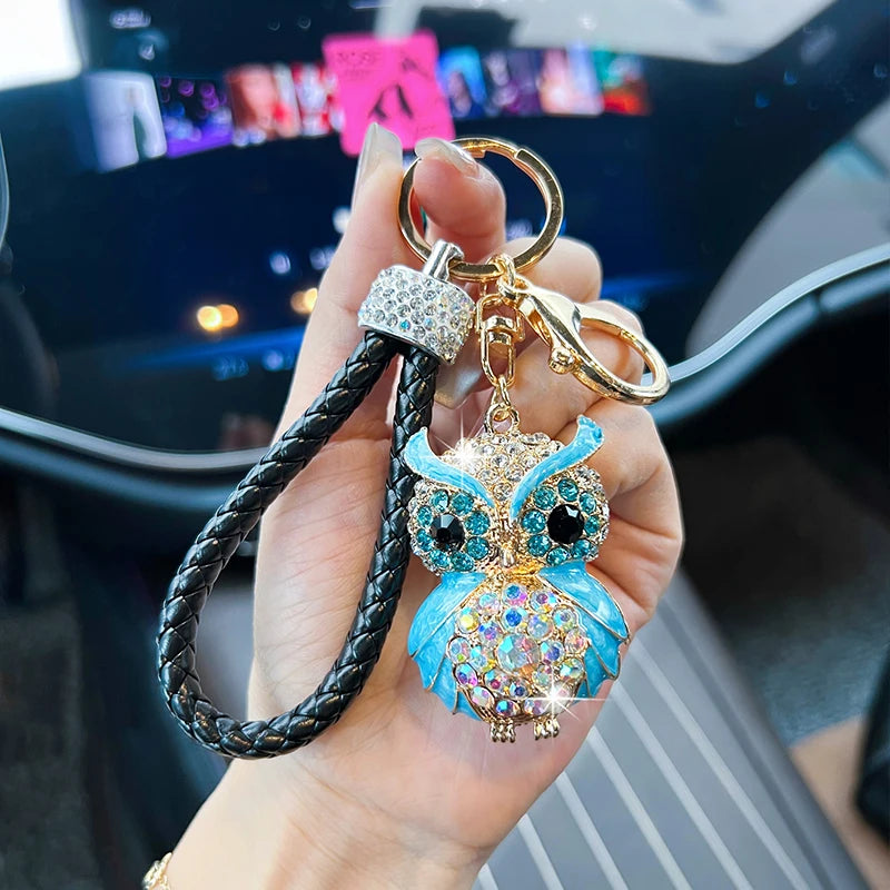 Owl Shaped Keychain For Purse & Backpack