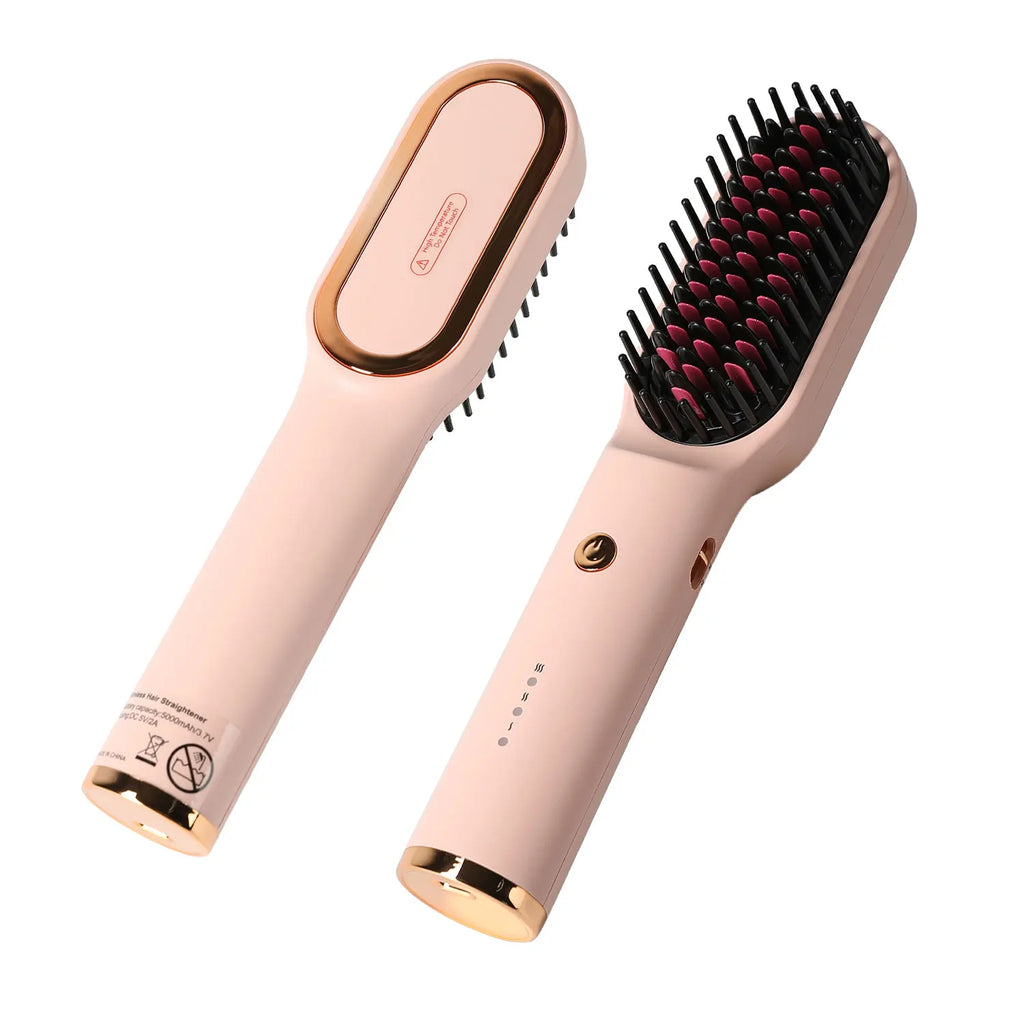 Pro Hair Straightener, Curler, and Dryer Brush