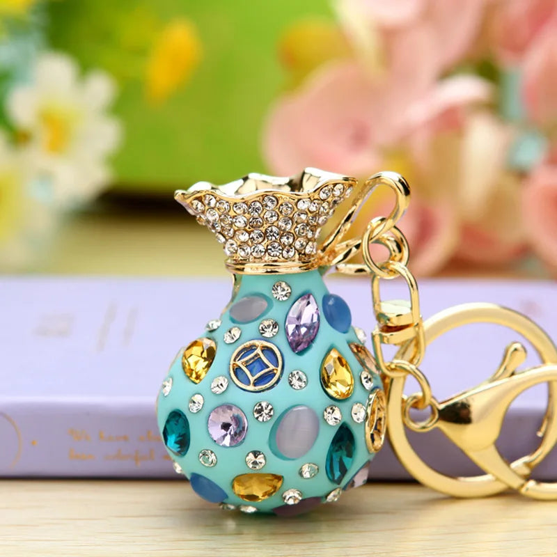 Money Bag Shape Bag Keychain