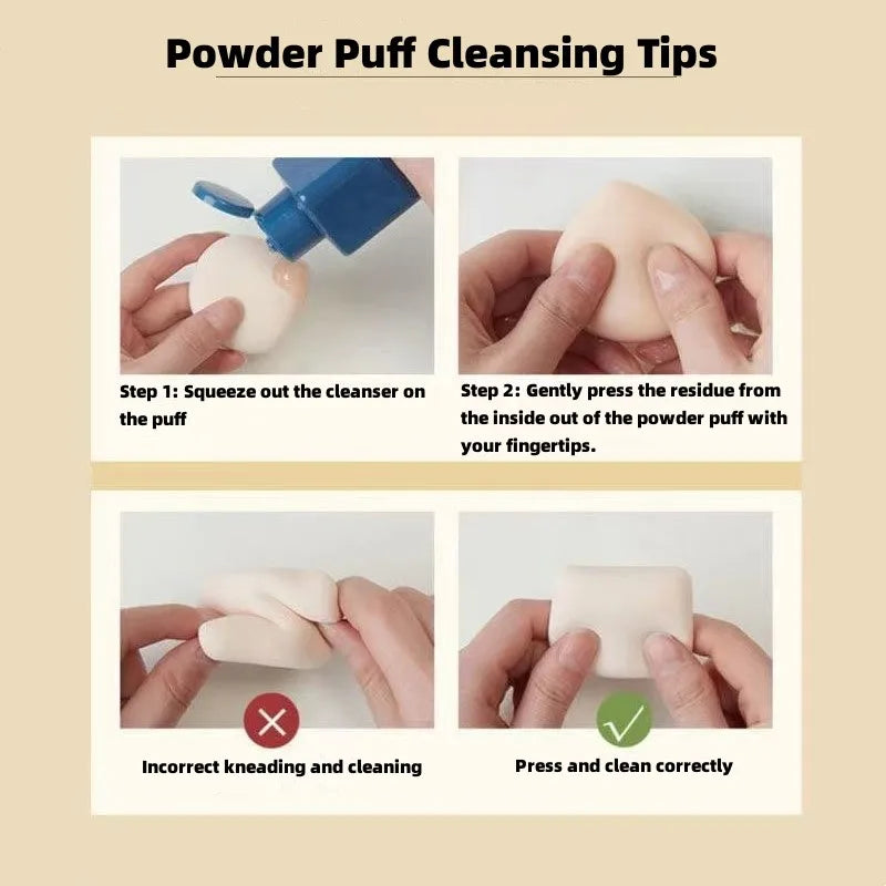 Soft  Air Cushion Makeup Sponge Set [8pcs]