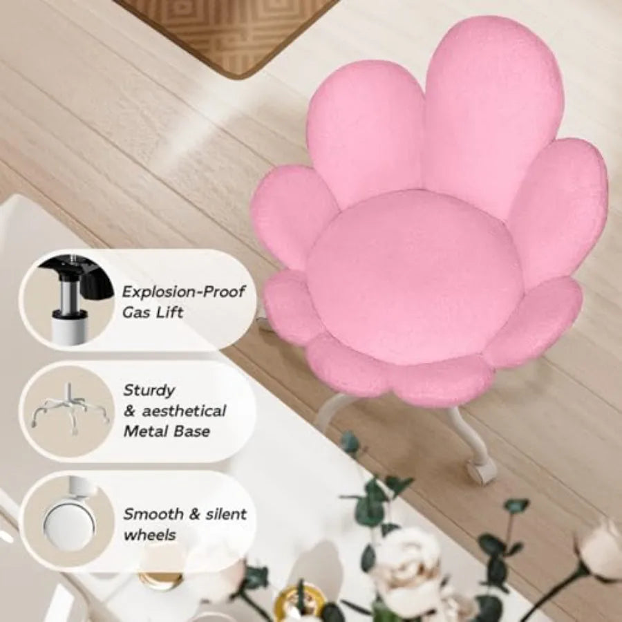 Daisy Flower Design Chair - Pink