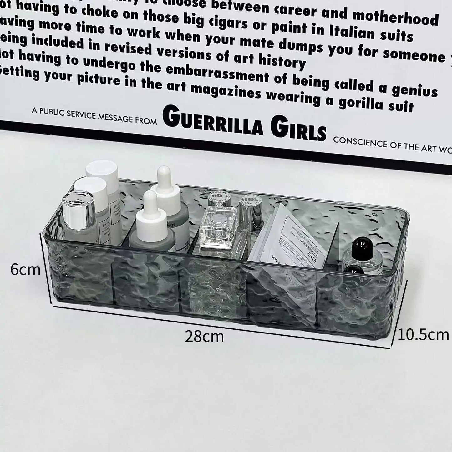 Vanity Desk Drawer Makeup & Jewelry Organizer