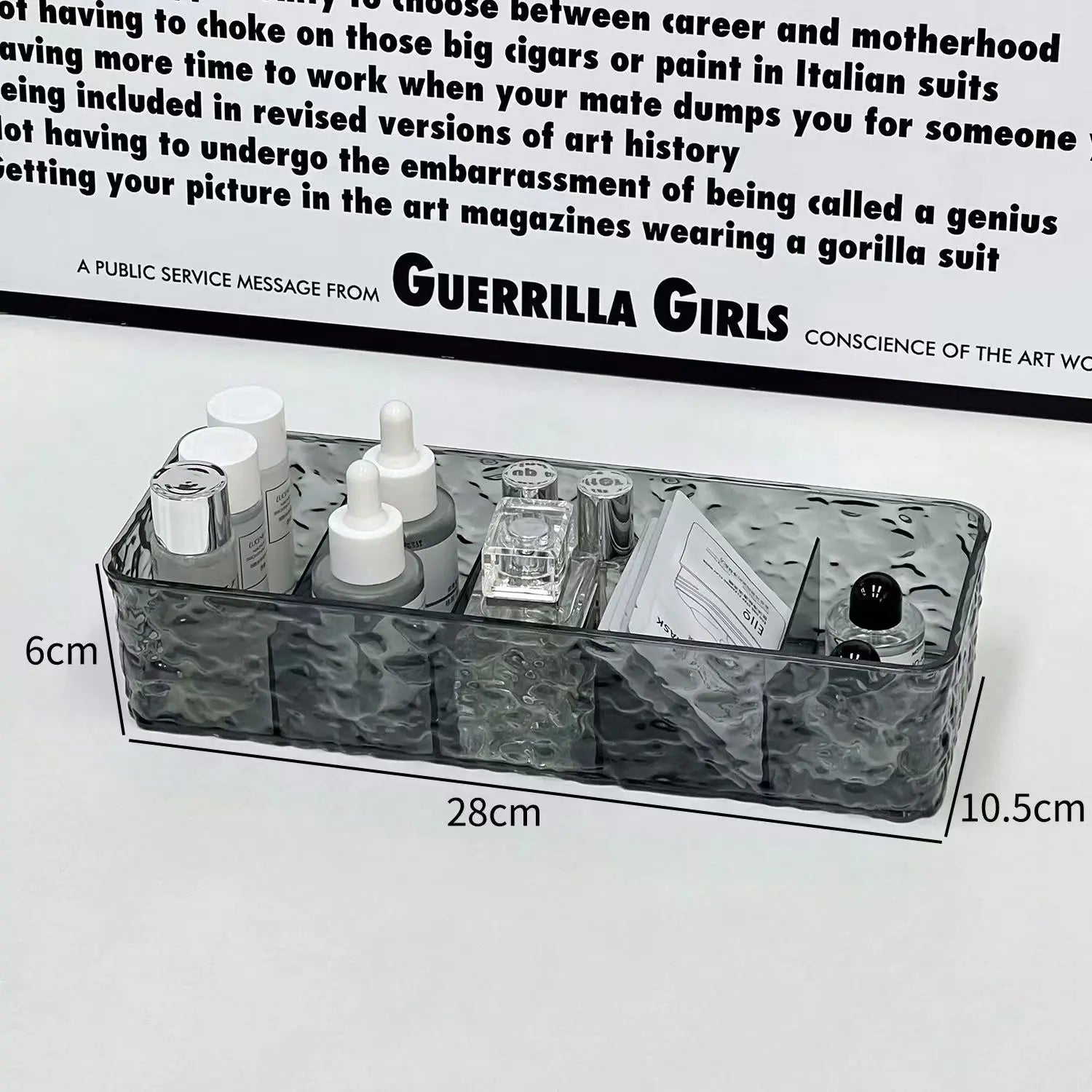 Vanity Desk Drawer Makeup & Jewelry Organizer