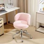 Ergonomic Low-Back Vanity Chair