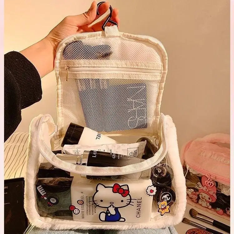 Hello Kitty Plush Makeup Bag