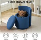 360° Swivel Dressing Table Stool - Blue