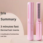 Portable Hair Straightener Brush