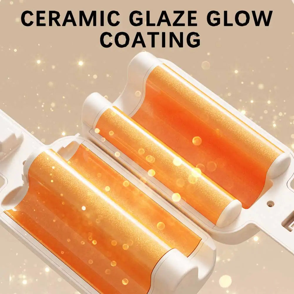 Wavy Hair Crimper with Curling Iron