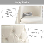 360° Swivel Barrel Chair - Beige