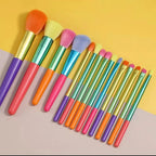 Rainbow Makeup Brush Set