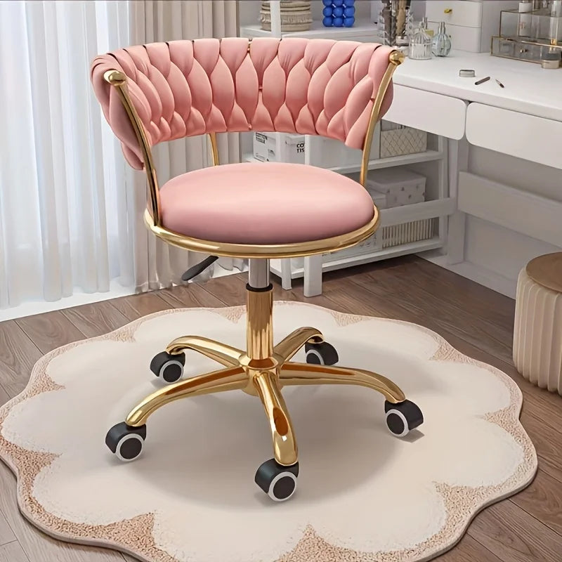 Swivel Vanity Chair With Adjustable Height