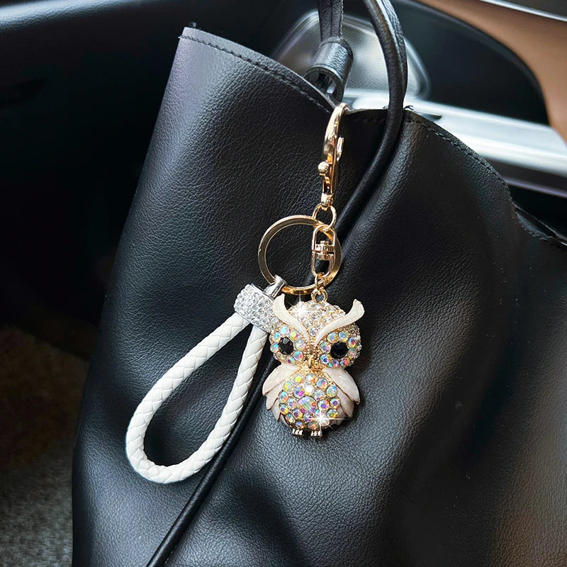 Owl Shaped Keychain For Purse & Backpack