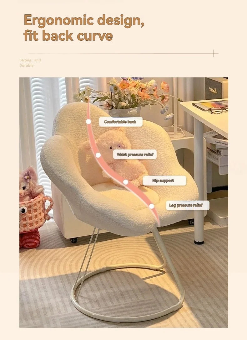 Modern Minimalist Vanity Desk Chair [Fixed]