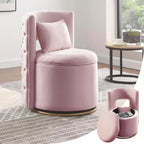 360° Swivel Barrel Chair - Pink