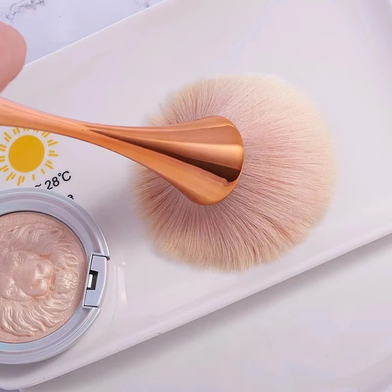 Rose Gold Makeup Brush