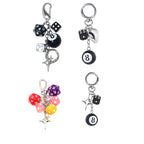 Billiard Ball Shape Bag Keychain